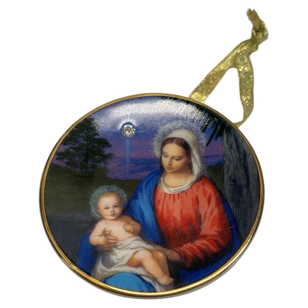 VINTAGE AVON CHRISTMAS ORNAMENT 1998 STAR OF BETHLEHEM NATIVITY ORNAMENT W/BOX!